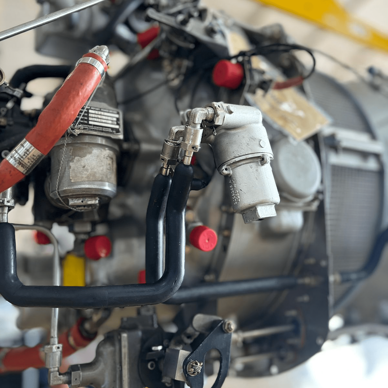 Detalhamento técnico de motor aeronáutico